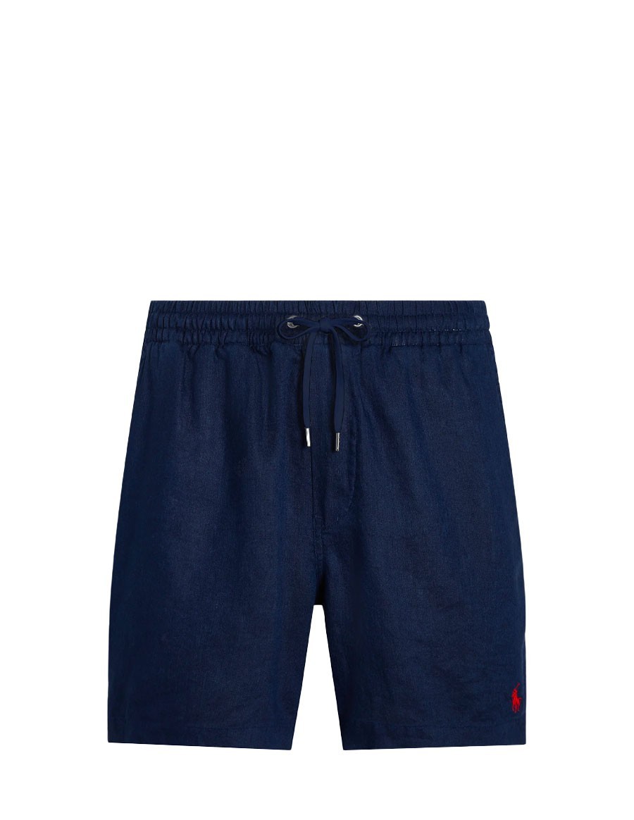 SHORT PREPSTER LINEN NEWPORT NAVY