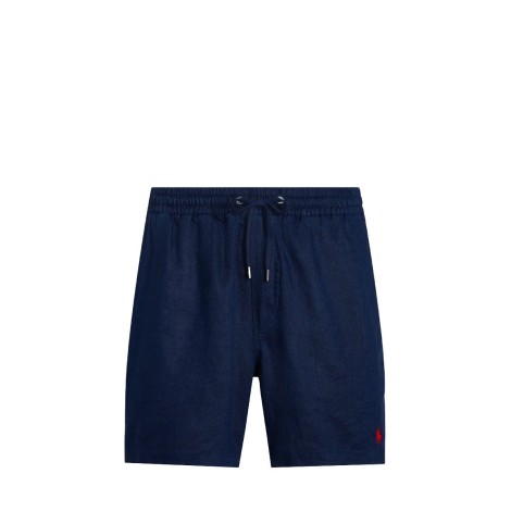 SHORT PREPSTER LINEN NEWPORT NAVY