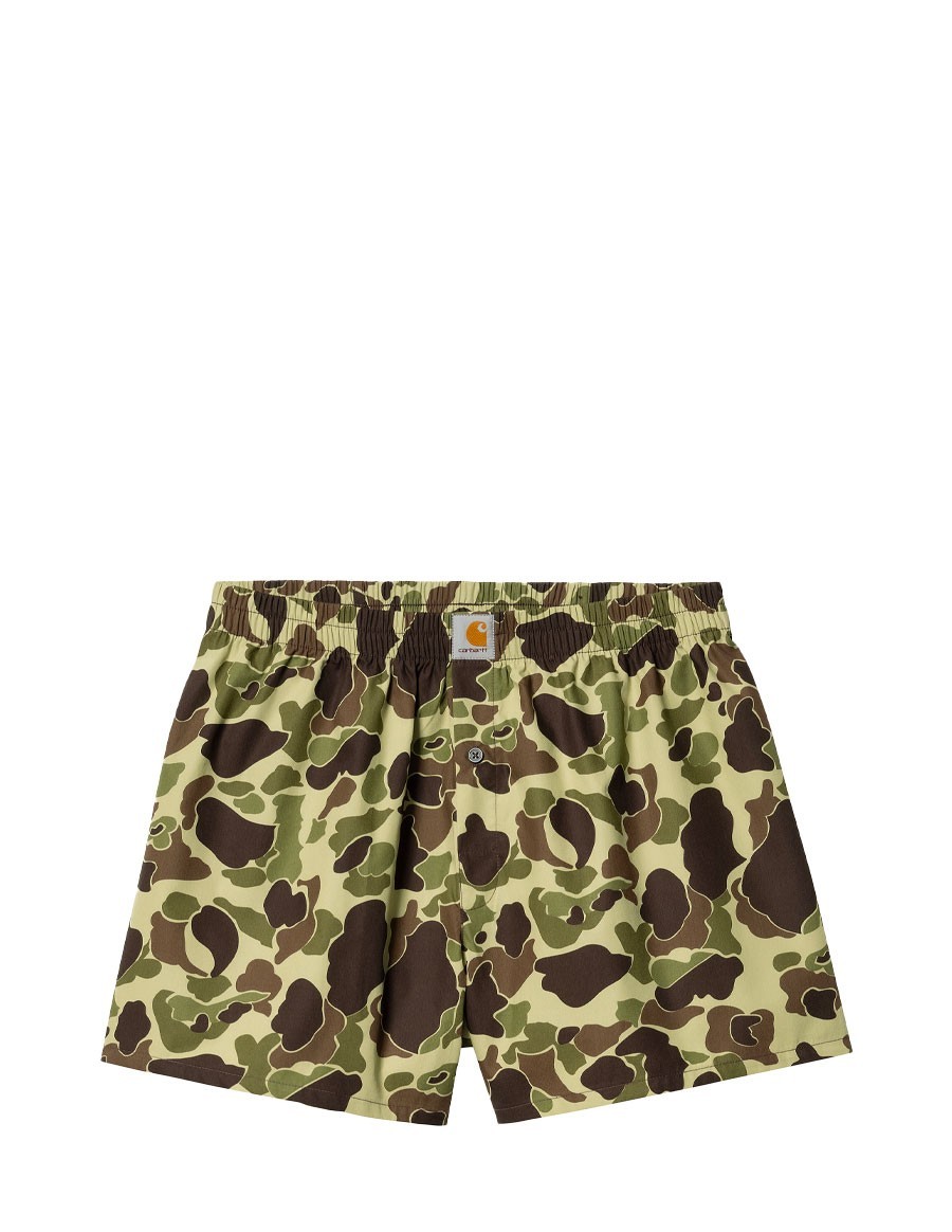 BOXER COTTON POPLIN CAMO DUCK GREEN