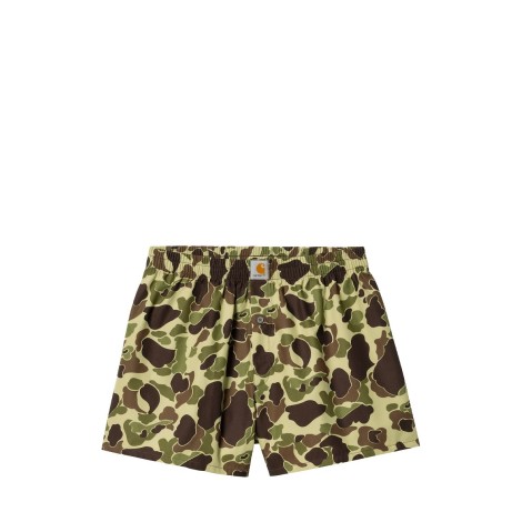 BOXER COTTON POPLIN CAMO DUCK GREEN