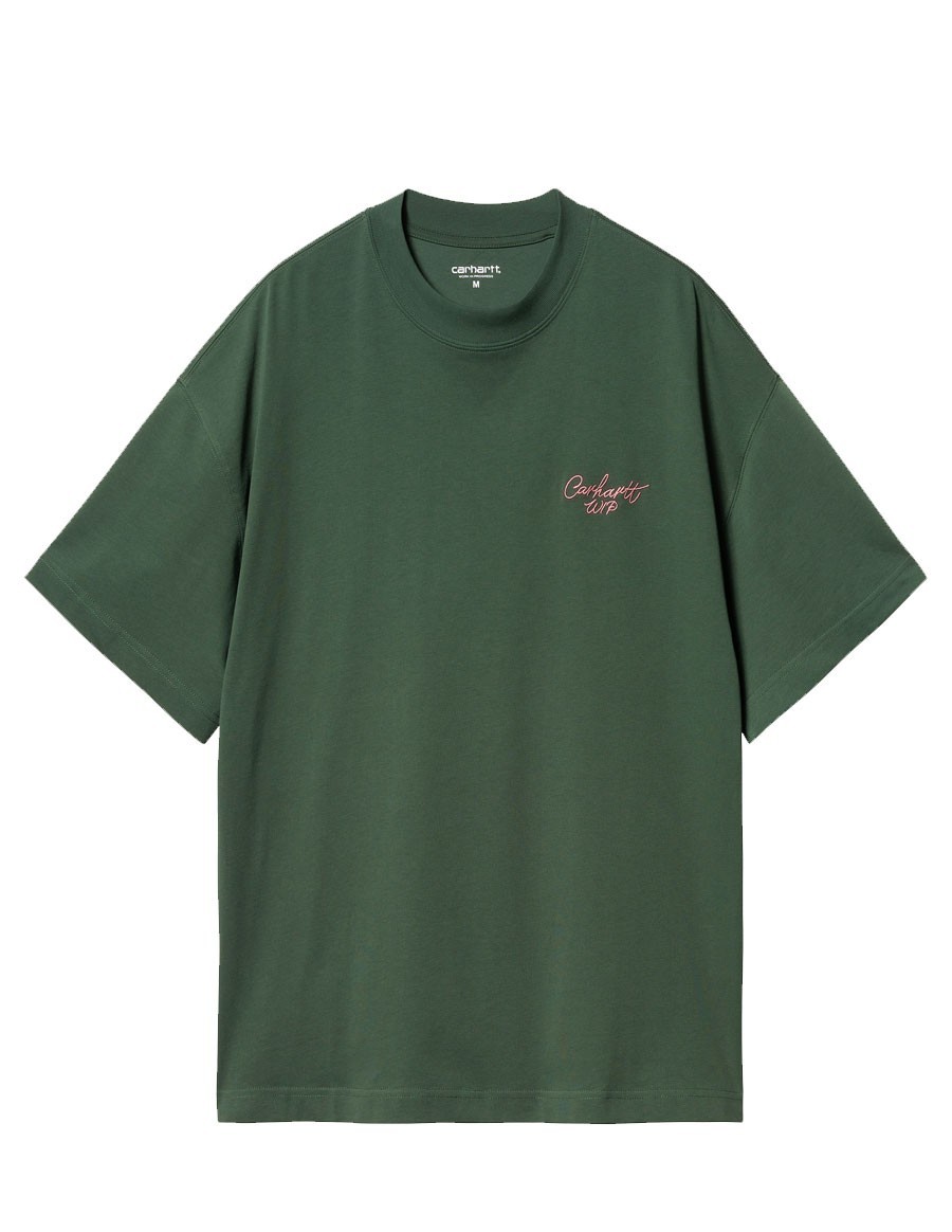 TSHIRT SIGNATURE SCRIPT SYCAMORE TREE DUSTY ROSE