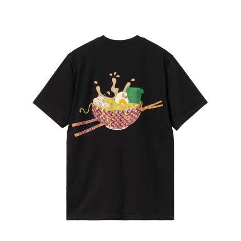 S/S NOODLE SOUP T-SHIRT BLACK