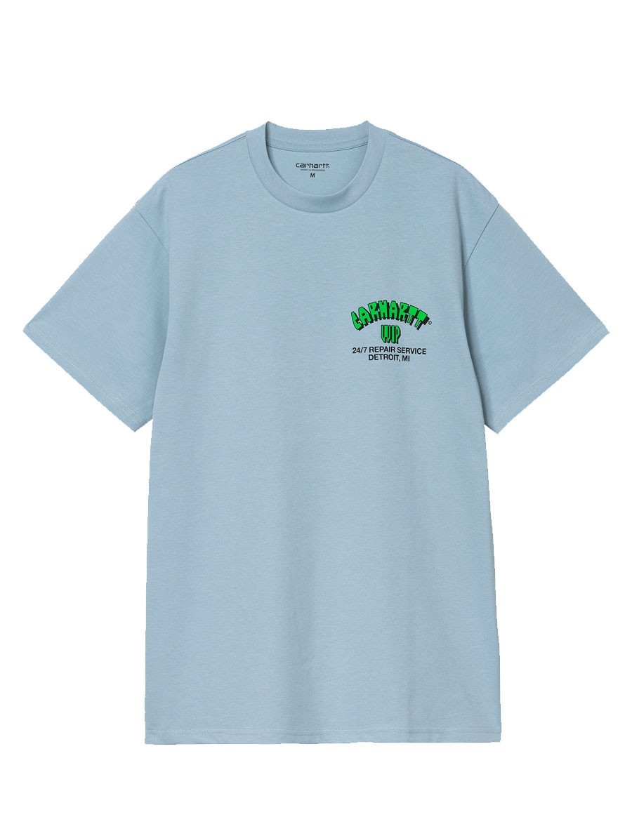 S/S SUPER TIRED T-SHIRT DUSTY ICE