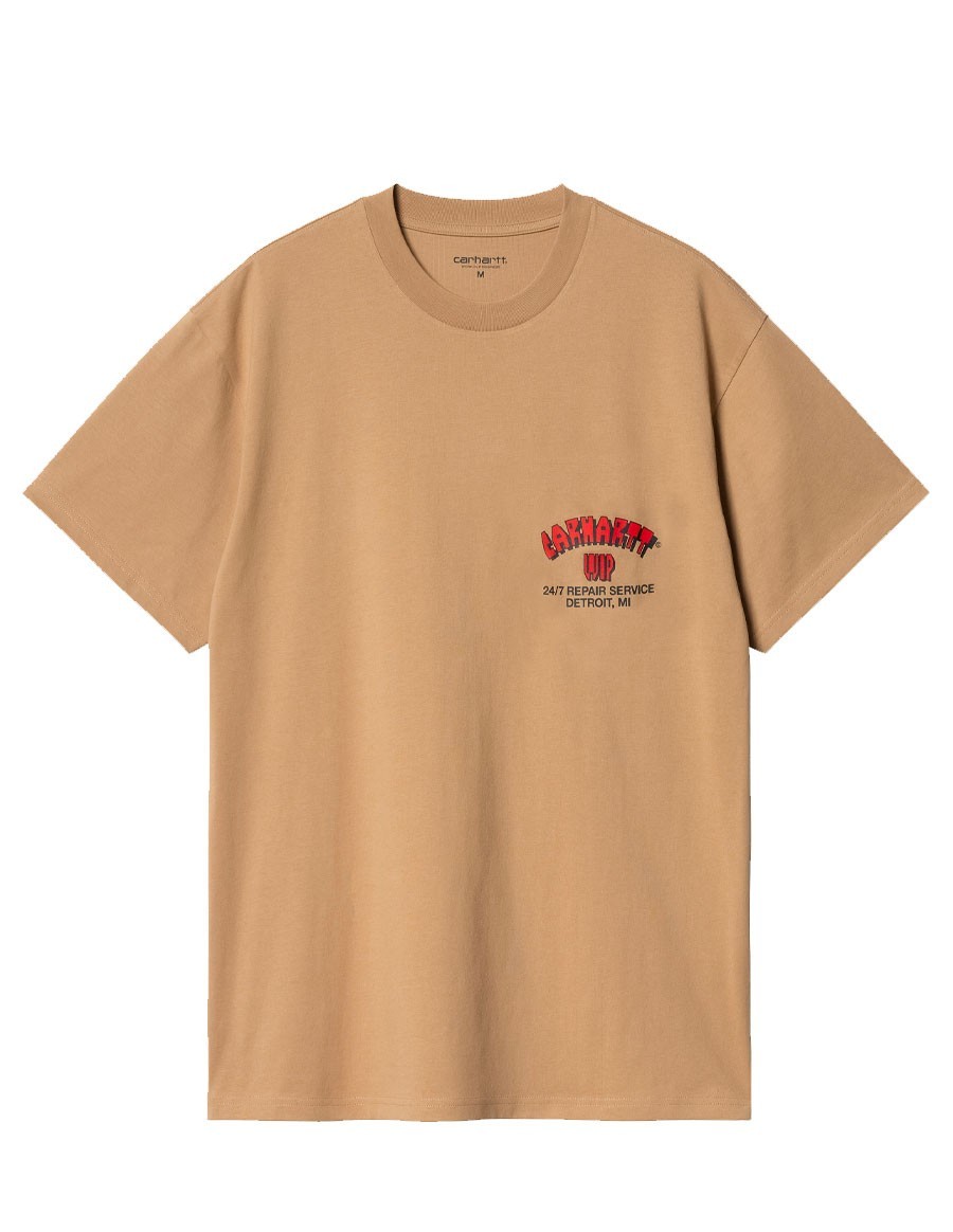 S/S SUPER TIRED T-SHIRT PEANUT