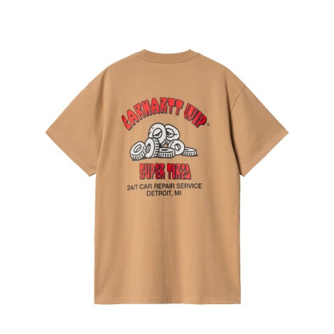 S/S SUPER TIRED T-SHIRT PEANUT