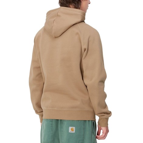 SWEAT HOODED CHASE PEANUT GOLD