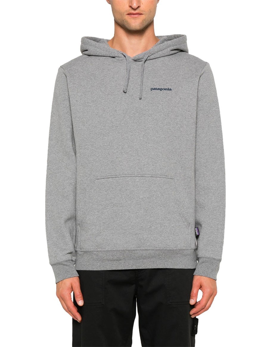 BOARDSHORT LOGO UPRISAL HOODY GRAVEL HEATHER