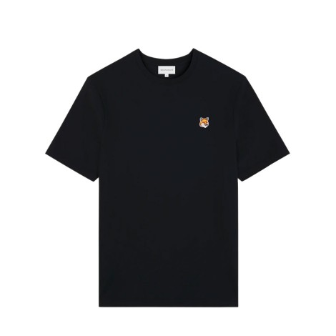 TSHIRT FOX HEAD PATCH BLACK