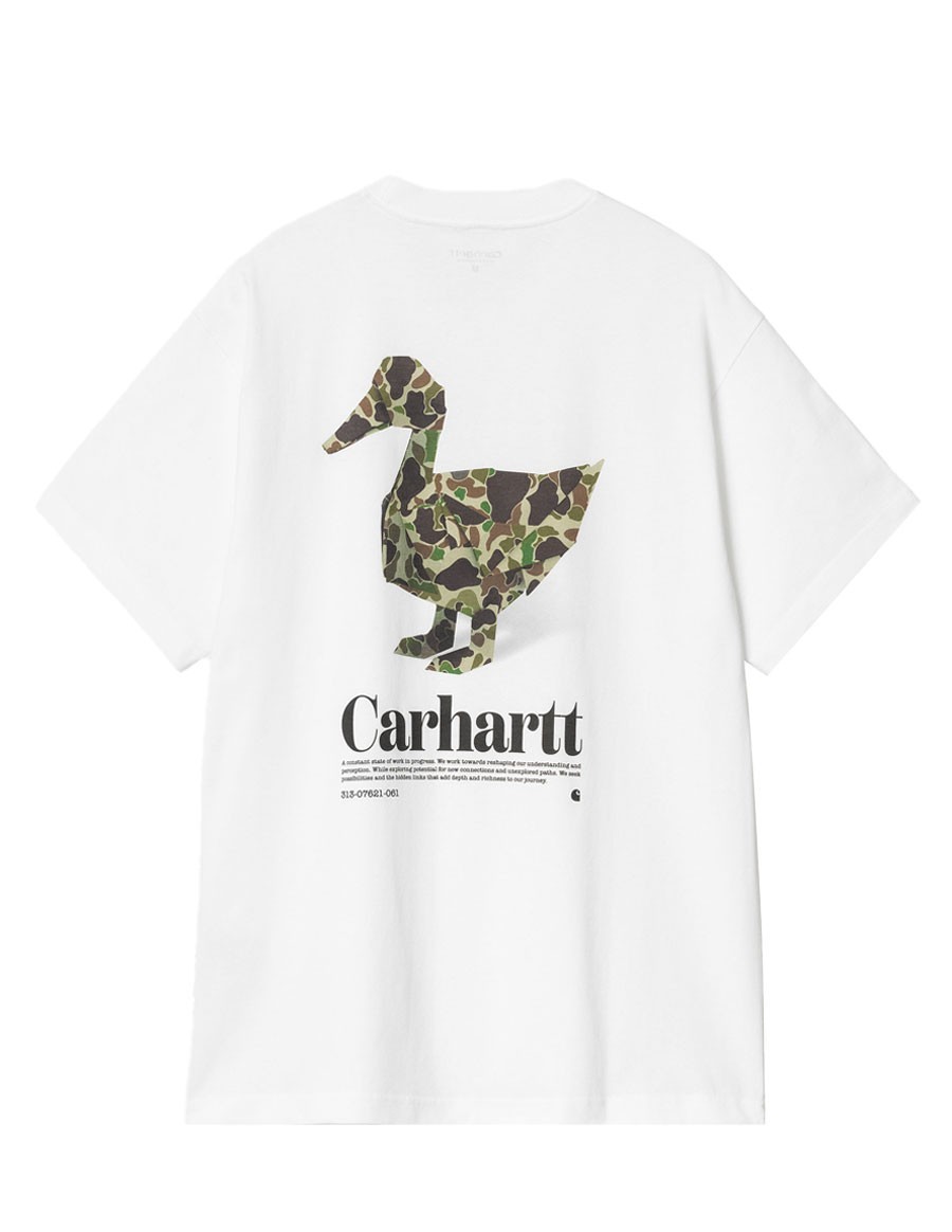 S/S FOLD DUCK T-SHIRT WHITE