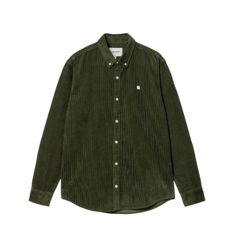 L/S MADISON CORD SHIRT TARRAGON / WAX