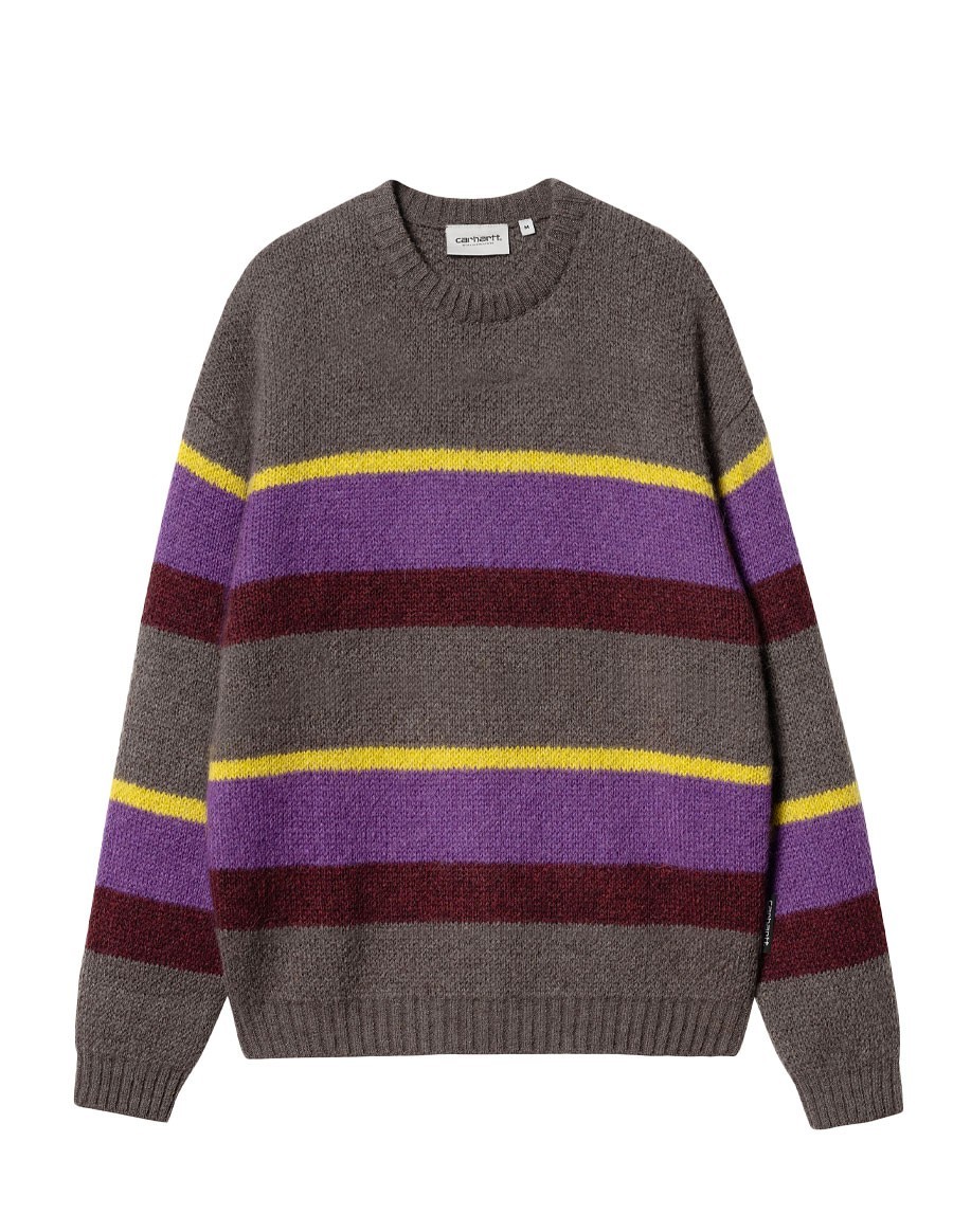 MERTON SWEATER SUNDLING STRIPE, AURA