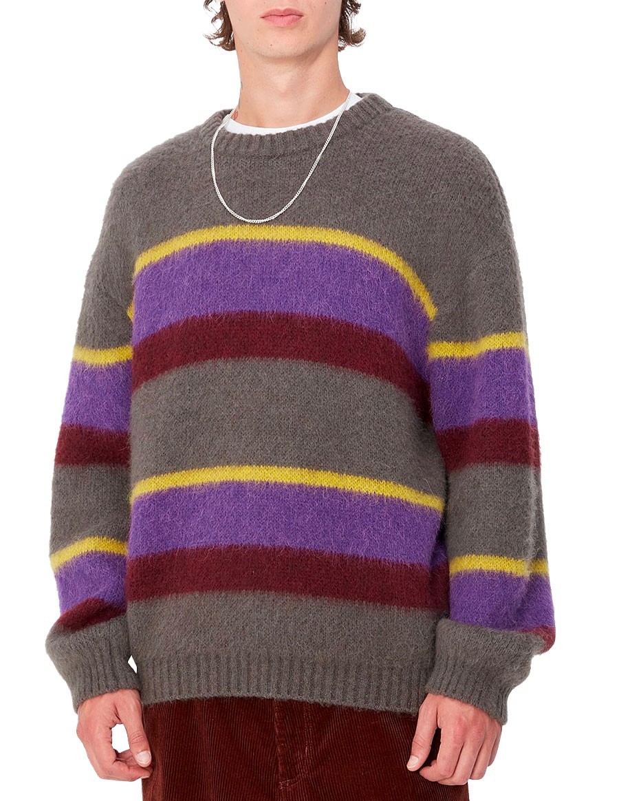 MERTON SWEATER SUNDLING STRIPE, AURA