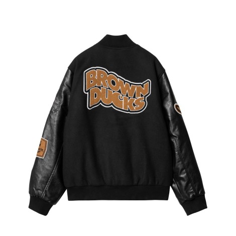 BROWN DUCKS BOMBER BLACK / BLACK