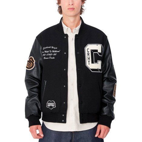 BROWN DUCKS BOMBER BLACK / BLACK