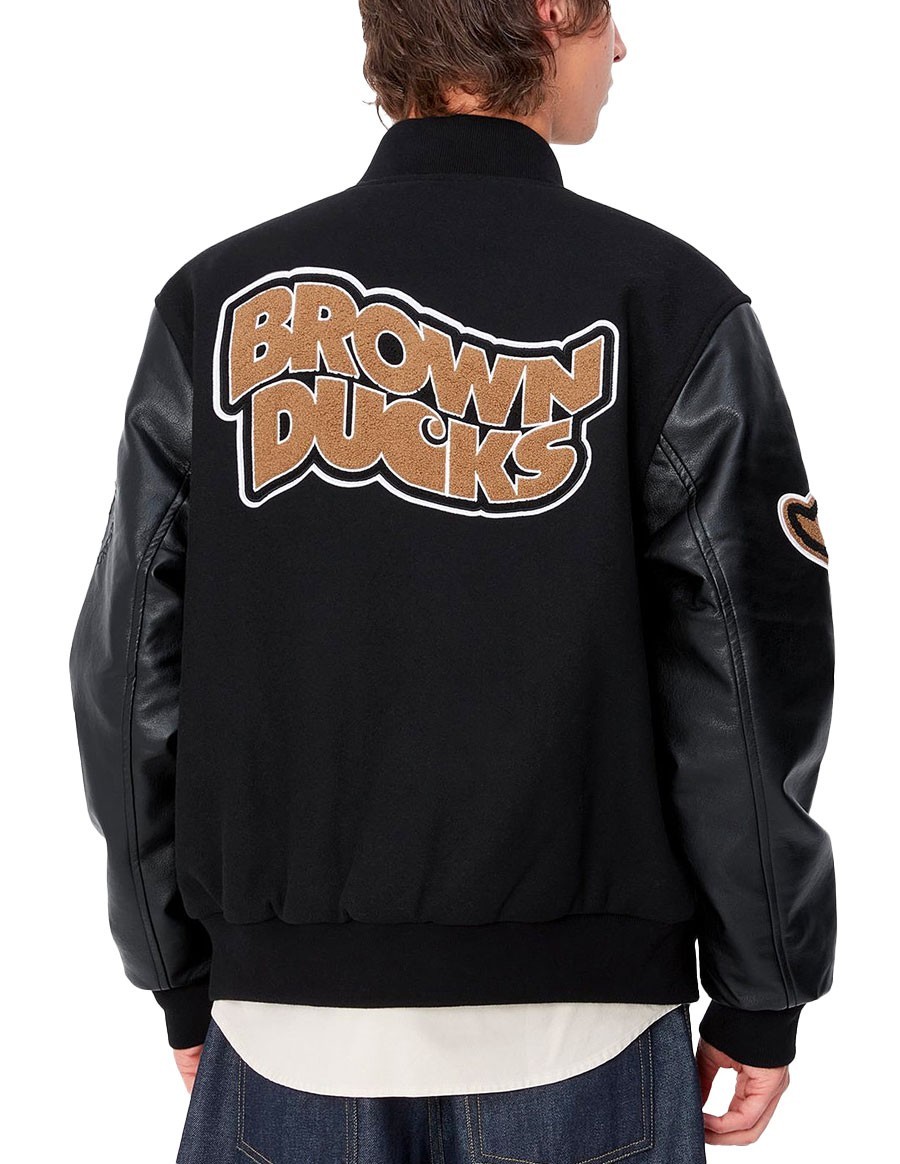 BROWN DUCKS BOMBER BLACK / BLACK