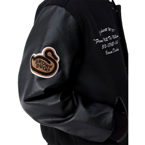 BROWN DUCKS BOMBER BLACK / BLACK