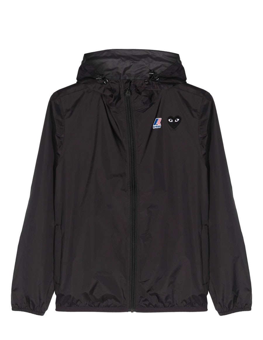 JACKET KWAY X CDG EMBLEM BLACK