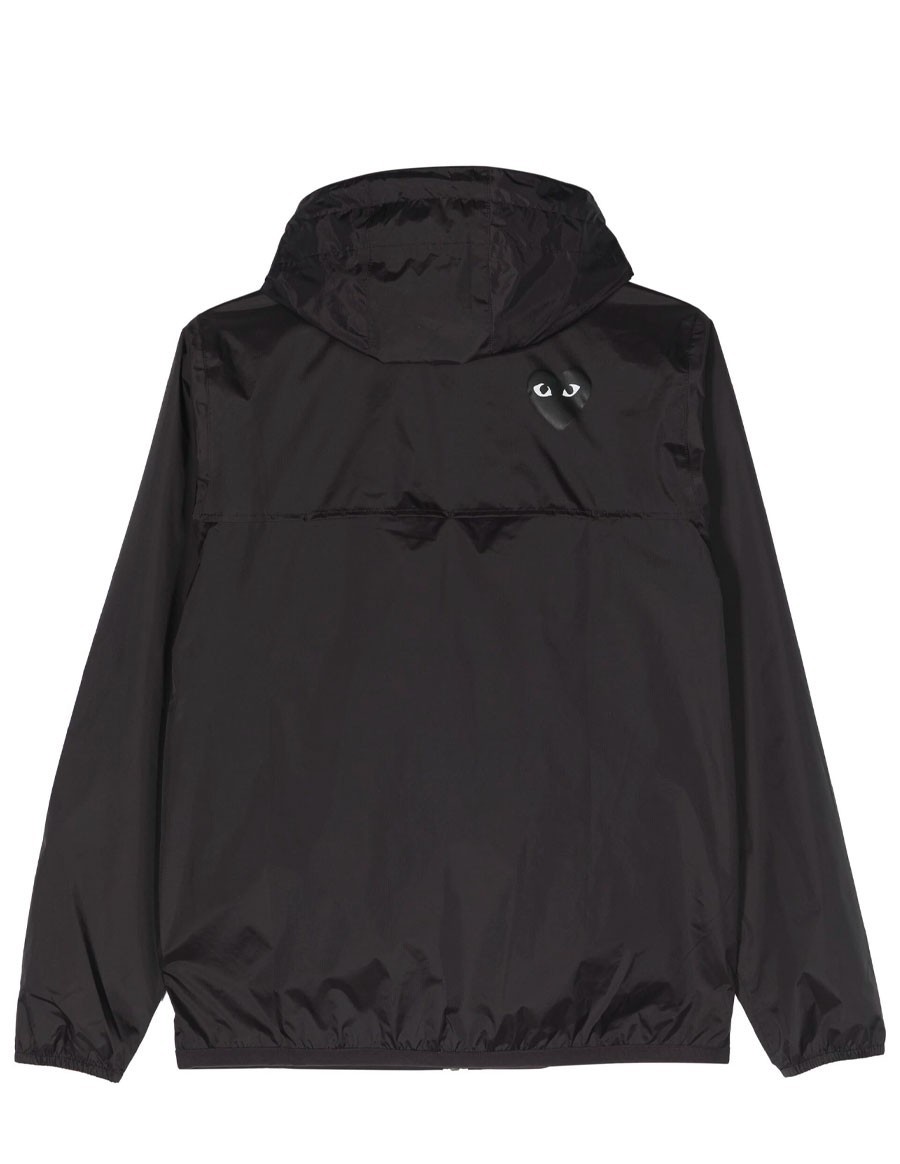 JACKET KWAY X CDG EMBLEM BLACK