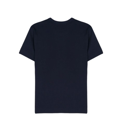 T-SHIRT DOUBLE BURGENDY EMBLEM NAVY