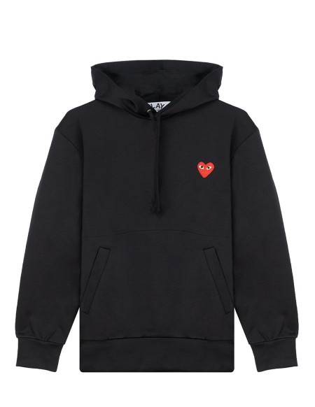 SWEAT RED EMBLEM KNIT BLACK