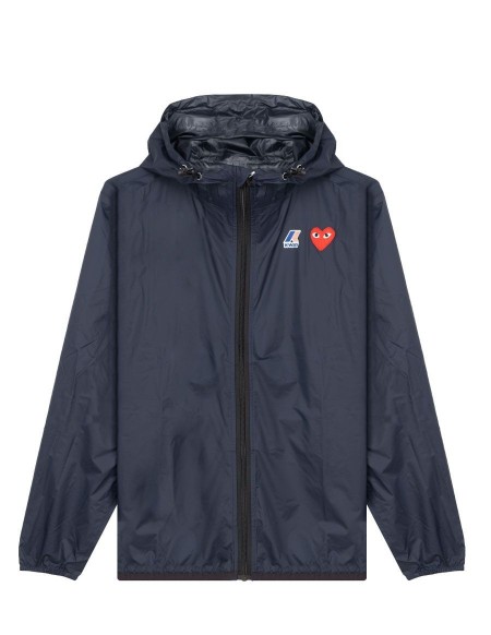 JACKET KWAY X CDG FULL ZIP NAVY