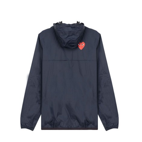 JACKET KWAY X CDG FULL ZIP NAVY