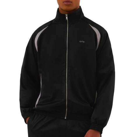 TWO-TONE TRACKSUIT JACKET BLACK