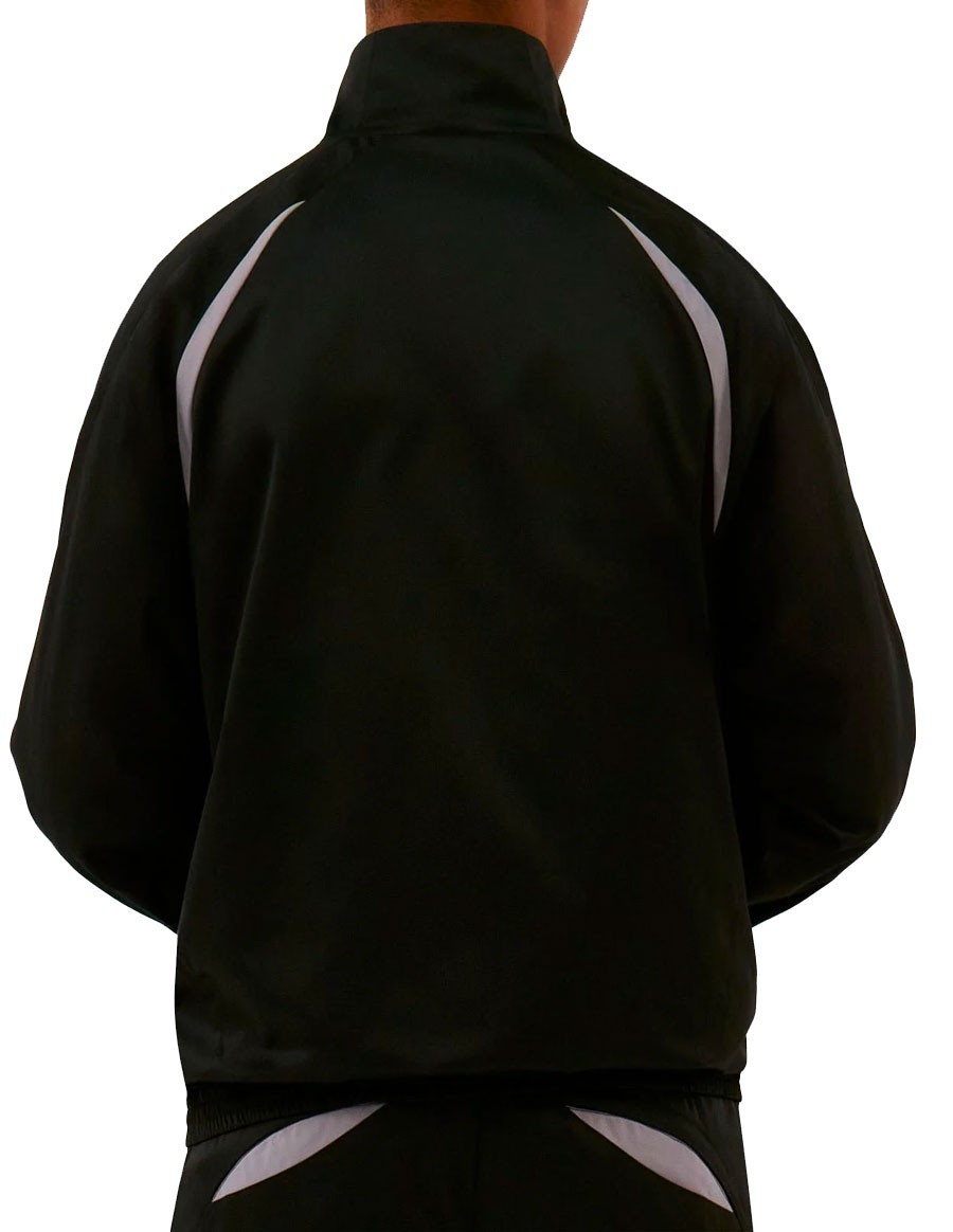 TWO-TONE TRACKSUIT JACKET BLACK