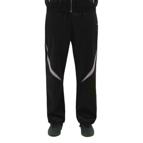 TWO-TONE TRACKSUIT PANTS BLACK