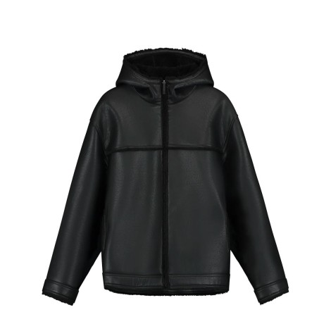 SHEARLING JACKET BLACK