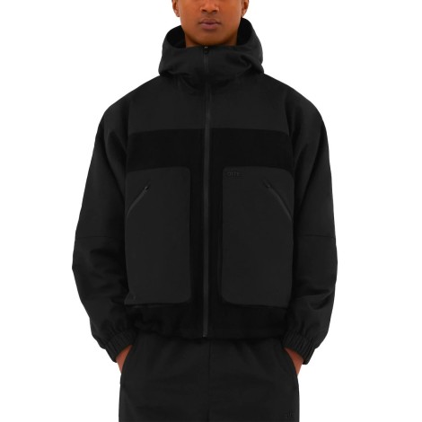 WOOL TECHNICAL JACKET BLACK