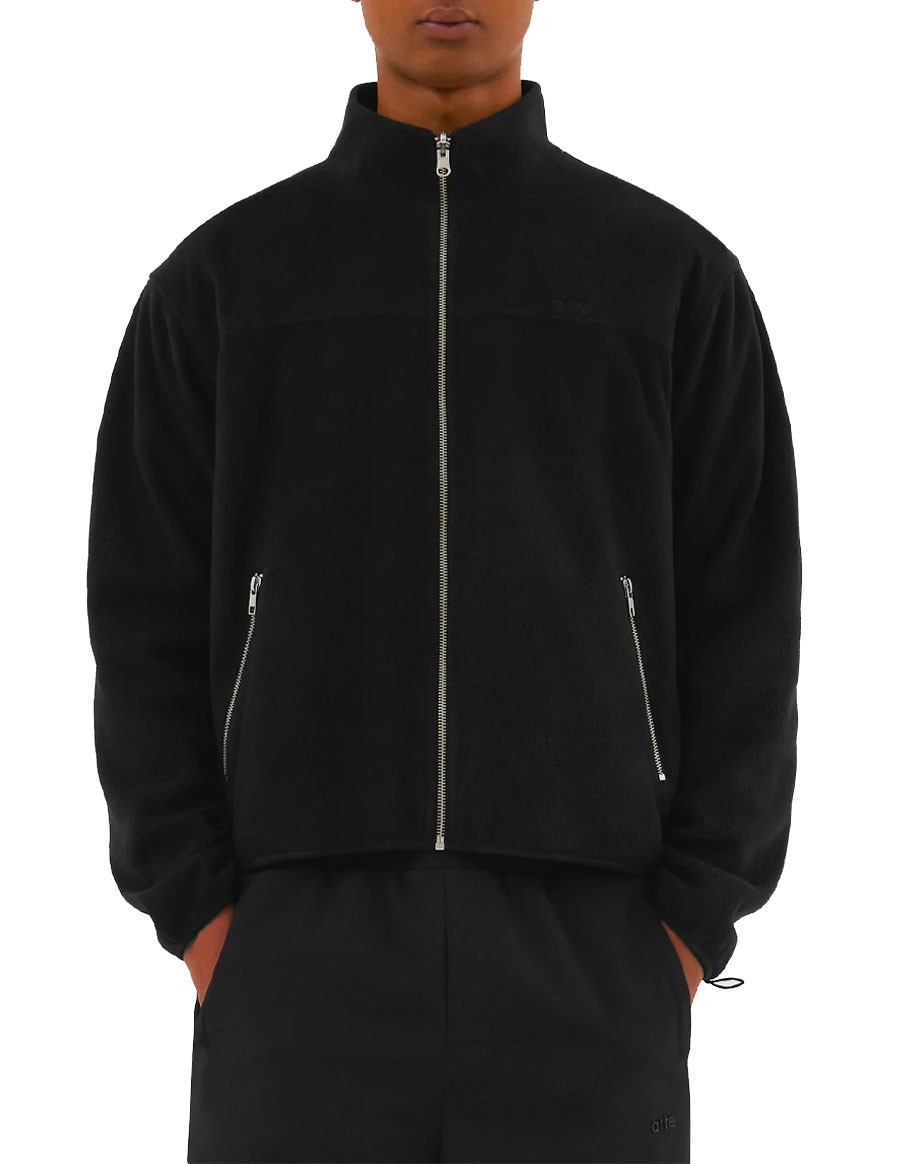 WOOL TECHNICAL JACKET BLACK