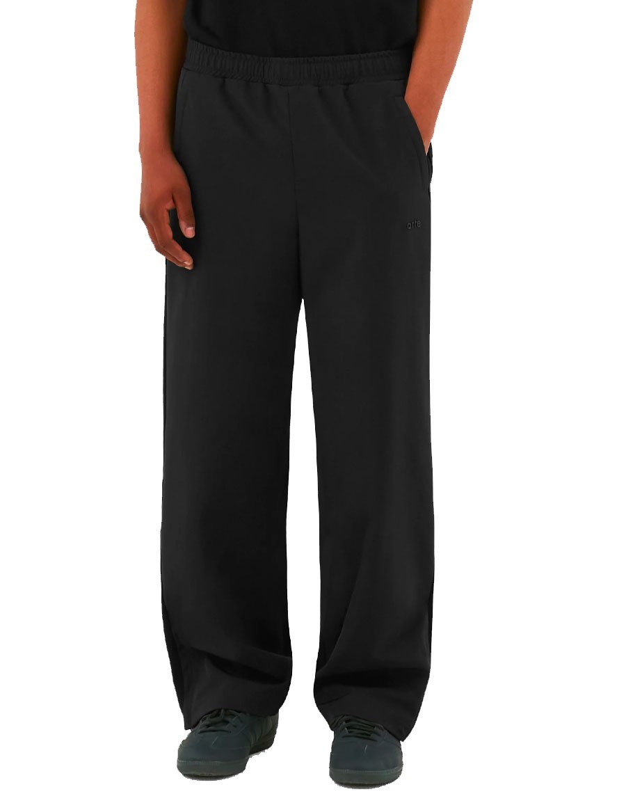 WOOL TECHNICAL PANTS BLACK