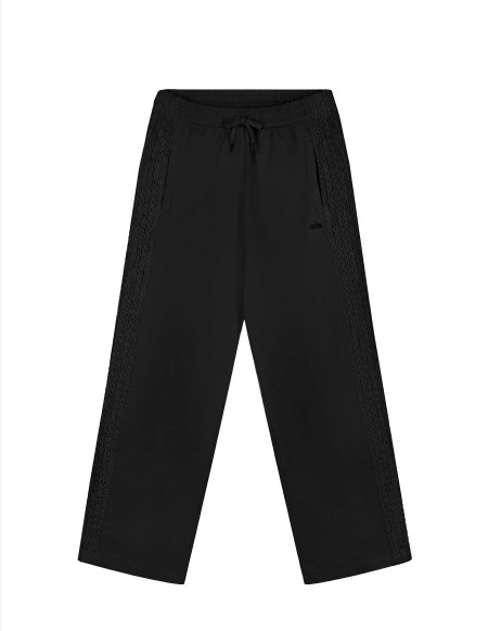 FLOWER TAPE PANTS BLACK