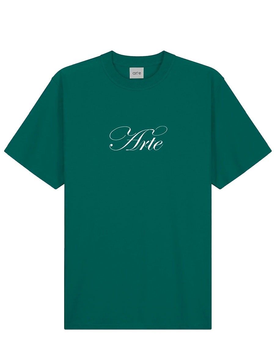 SCRIPT LOGO T-SHIRT GREEN