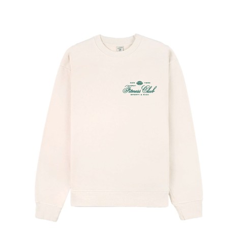 CREWNECK WORLD FITNESS CREAM