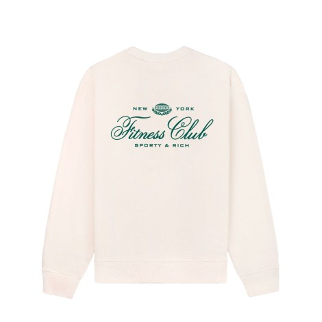 CREWNECK WORLD FITNESS CREAM