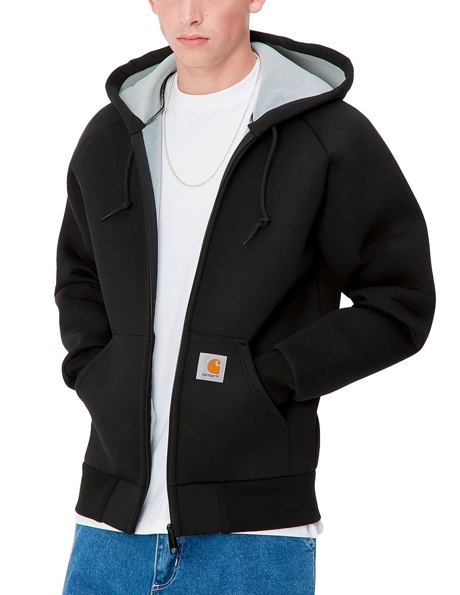 CAR-LUX HOODED JACKET BLACK / GREY