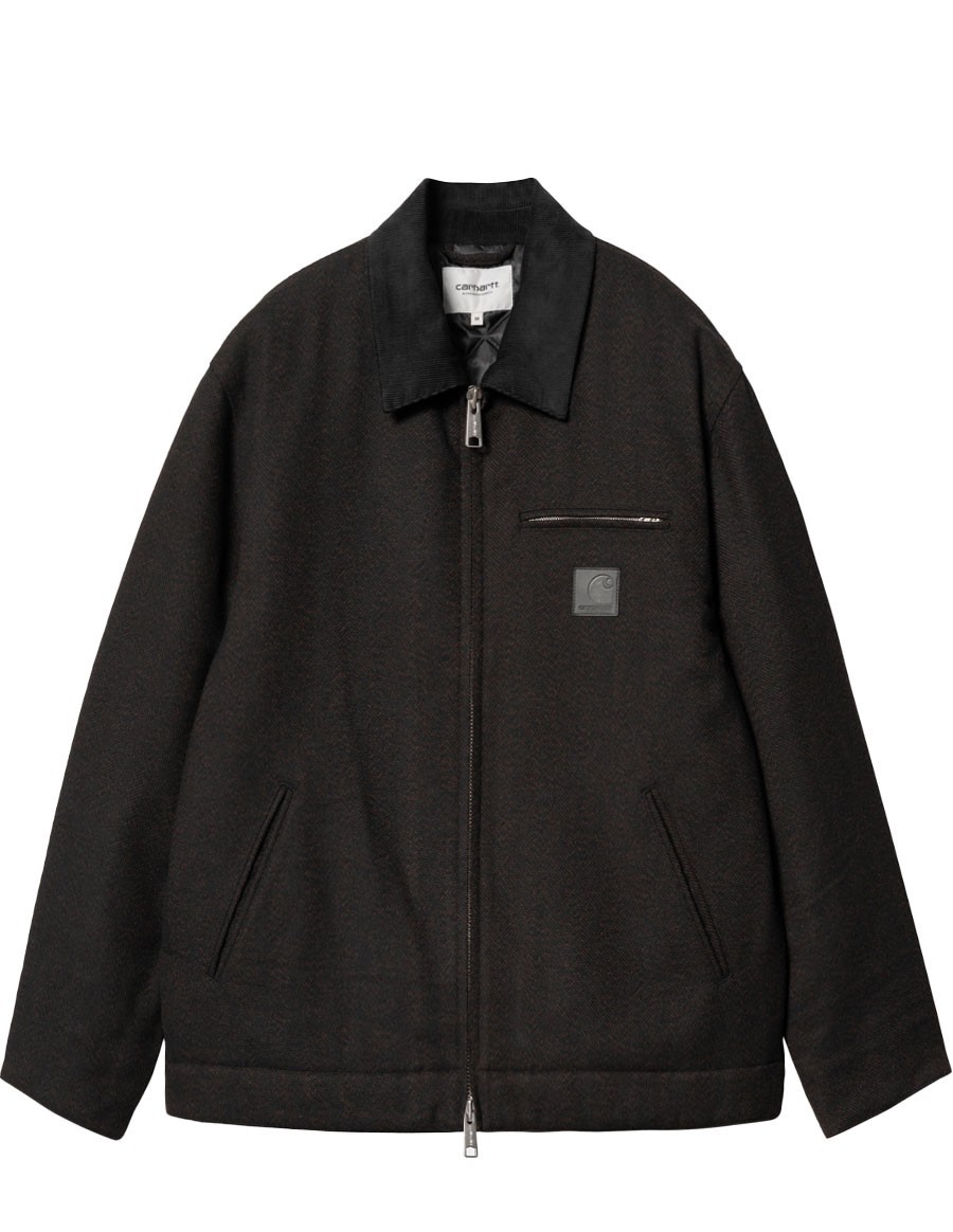 TRUMAN COAT CHOCOLATE / BLACK