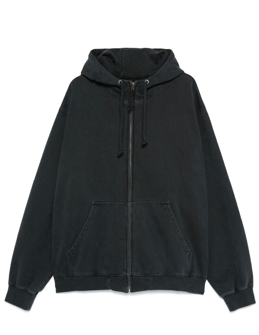 HOODIE EMBROIDERED LOGO BLACK