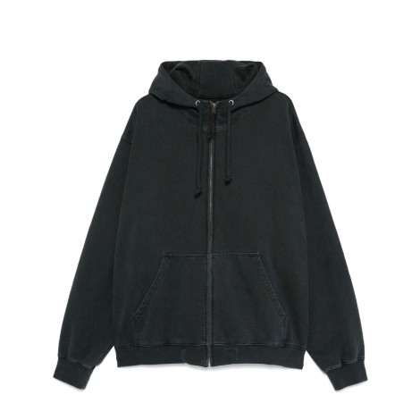 HOODIE EMBROIDERED LOGO BLACK