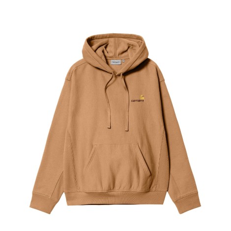 HOODED AMERICAN SCRIPT SWEAT PEANUT