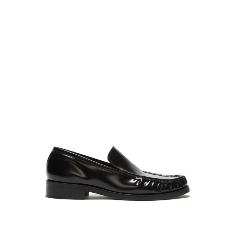 LOAFERS LEATHER AS BLACK