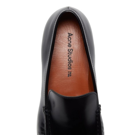 LOAFERS LEATHER AS BLACK