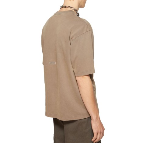 CREW NECK T-SHIRT - RELAXED FIT TAUPE BROWN