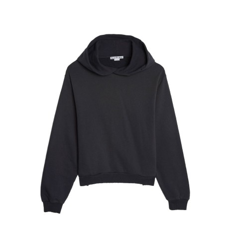 SWEATER LOGO HOODED BLACK