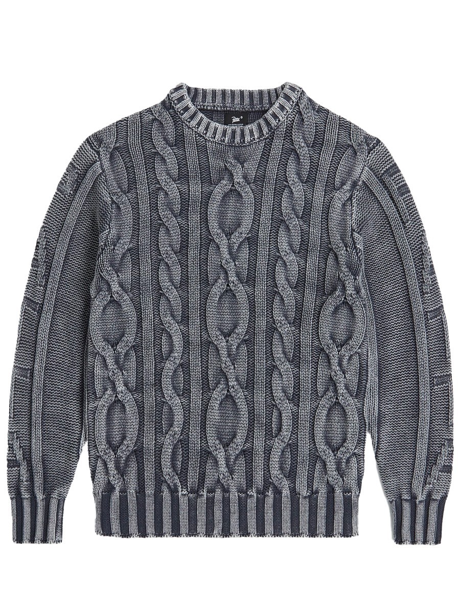 PATTA CABLE KNITTED COLD DYE JUMPER