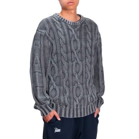 PATTA CABLE KNITTED COLD DYE JUMPER