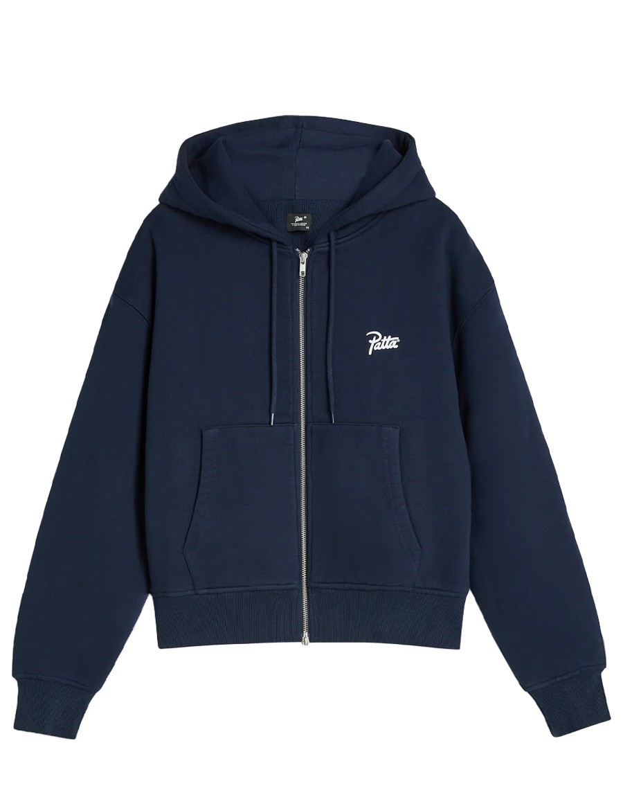 PATTA CLASSIC ZIP UP HOODED SWEATER