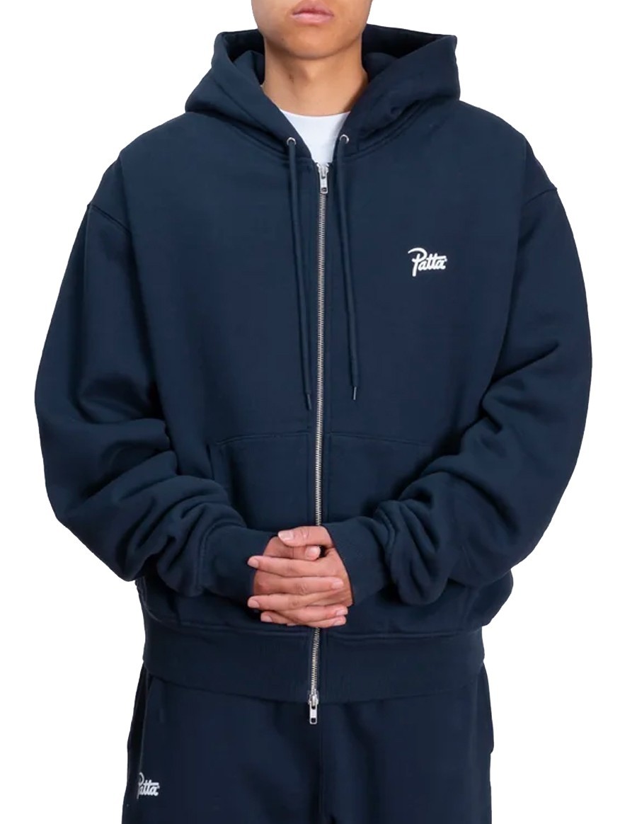 PATTA CLASSIC ZIP UP HOODED SWEATER